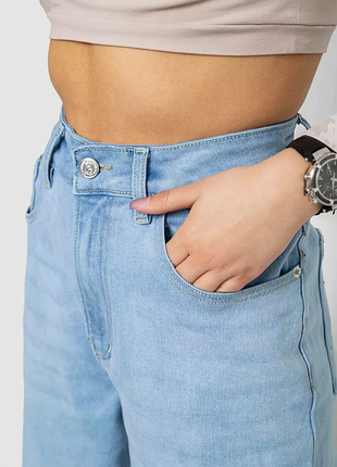 Джинсы женские mom, цвет голубой, 255rm580