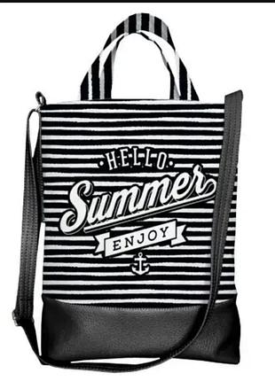 Сумка городская city hello summer enjoy 34x40 см
