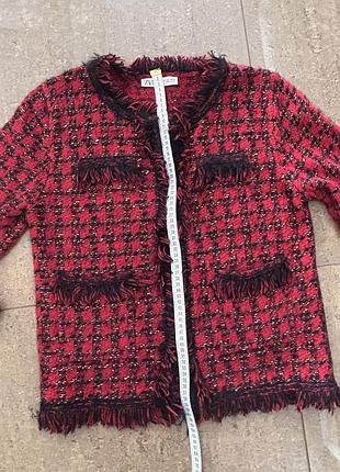 Кардиган в гусячу лапку 9