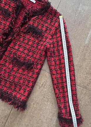 Кардиган в гусячу лапку 8