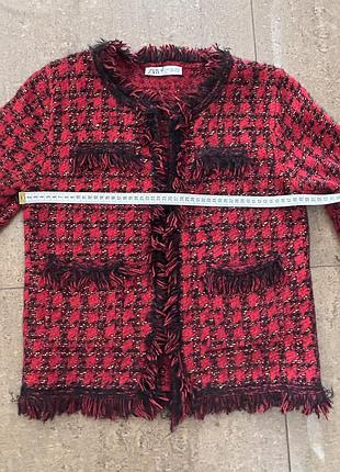 Кардиган в гусячу лапку 7