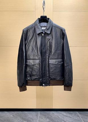 Шкіряна чоловіча куртка brunello cucinelli