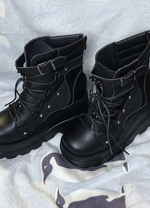 Черевики, платформа, сапоги, весна, лето, демиснзон