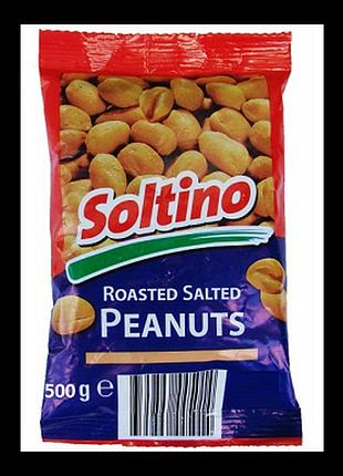 Арахіс солоний смажений soltino, 500 г, польща 1613315486