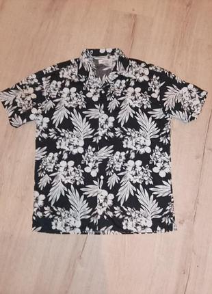 Мужская рубашка на короткий рукав