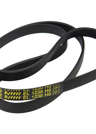 Ремень 1238 h8 el black (megadyne el 1238 h8) для стиральной машины ardo