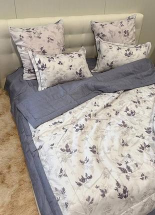 Комплект із літньою ковдрою +4 наволочки