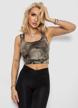 Майка-топ, цвет хаки,