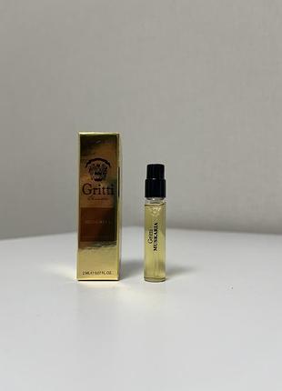 Оригінальний зразок аромату gritti muskaria