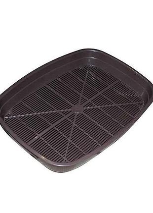 Туалет з сіткою коричневий (27х37х5см) тм zoo set