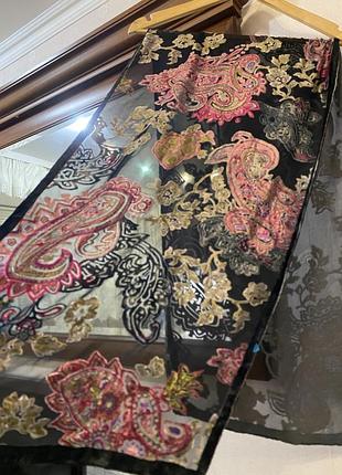 Вишуканий шарф з панбархату бренд codello ( нюанс)