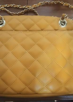 Гірчичного кольору  сумка 6