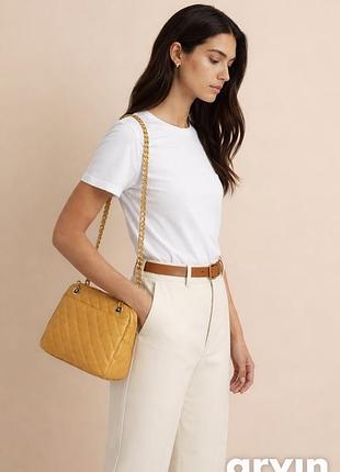 Гірчичного кольору  сумка