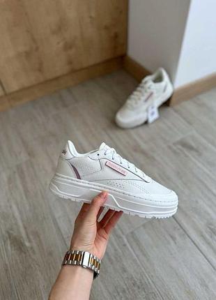 Оригінал! сша! жіночі кросівки reebok club c double geo gz2157 кеди новий стан