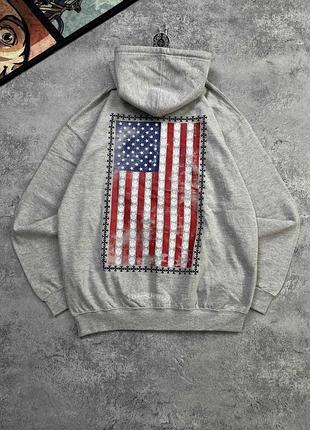 Оверсайз зіп-худі chrome hearts | кофта хром хартс (хром хардс)