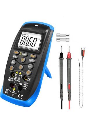Цифровой мультиметр holdpeak hp-42b trms 6000 с функцией детектора напряжения ncv и кнопочным управлением