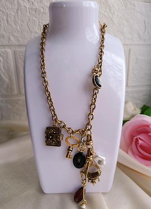 Стильное колье с мультишармами