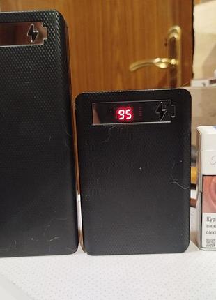 Честный пауэрбанк"powerbank"5*3000mah=15000mah и 8*3000=24000mah,+свет