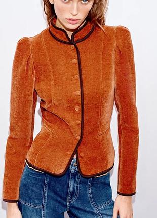 Блейзер жіночий помаранчевий zara new