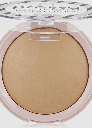 Пудра для обличчя pretty flormar №8 запечена baked powder