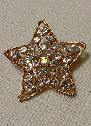 Брошь звезда. новая