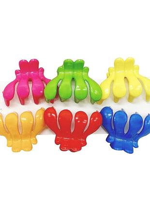 Дитячий набір затискачів для волосся "хвиля" 0104-008, 6 штук