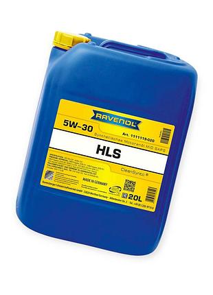 Масло моторное ravenol 5w-30 "hls "synthetic" genuine parts dexos 2, sn, cf, c3 20л mid saps