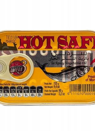 Консерва рибна сардина в пікантному cоусі чилі mk safi 125 г, ж/б 2147683398