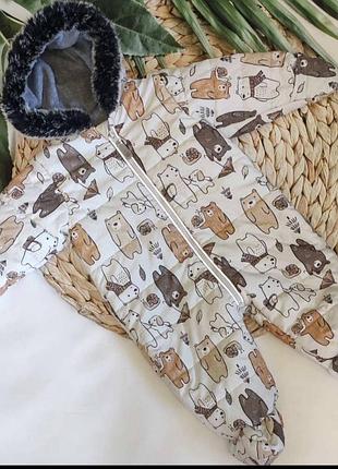 Комбинезон демисезонный на малыша 3-6 месяцев