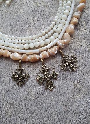 Набір згарди хрести 3шт із бронзи