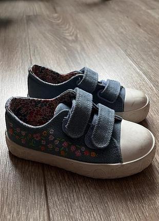 Кеди для дівчат (джинс) 15 см