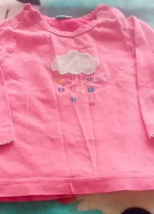 Нежно розовая кофта для девочки