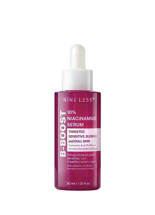 Сироватка для звуження пор з ніацинамідом 10% nine less - b-boost 10% niacinamide serum, 30 мл