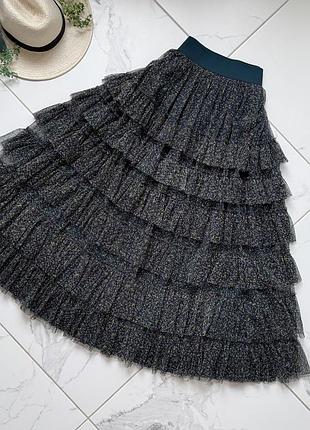 Неймовірна спідниця міді з тюля