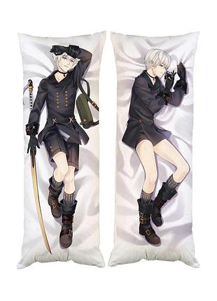 Подушка дакімакура 9s nier: automata 40х120см 1045
