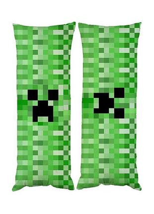 Подушка дакимакура крипер майнкрафт minecraft 40х100см 2445