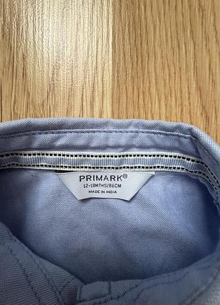 Сорочка на хлопчика primark 86р 2