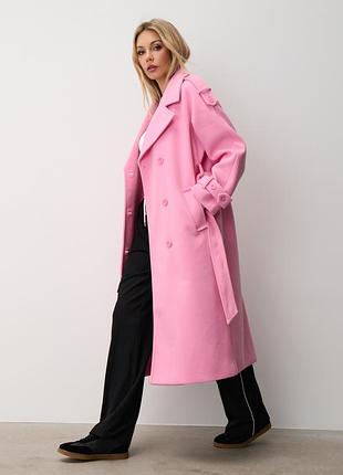 Пальто рожеве нове