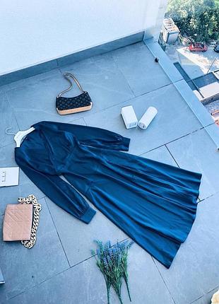 Платье shein с этикеткой в цвете морской волны