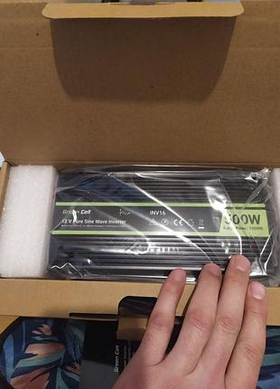 Інвертор green cell 12v 500w чиста синусоїда pure sine wave inv16