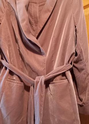 Новый шикарный модный женский бархатный брючный костюм размер европейский 20 наш 50-52-54 бренд mrks &spenser англия