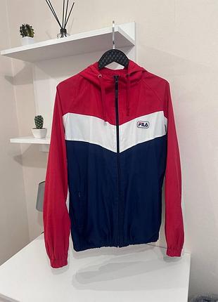Кофта оліймпійка fila зіпка ветровка