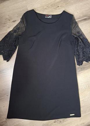 Черное женское платье hardy, трапеция