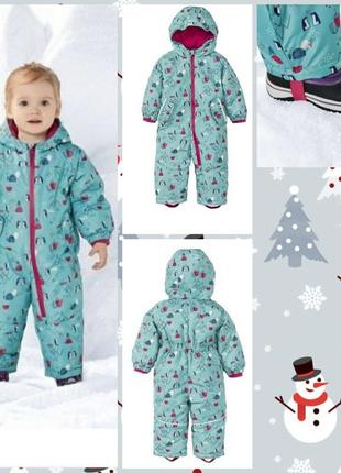 Термокомбінезон зимовий для дівчинки lupilu