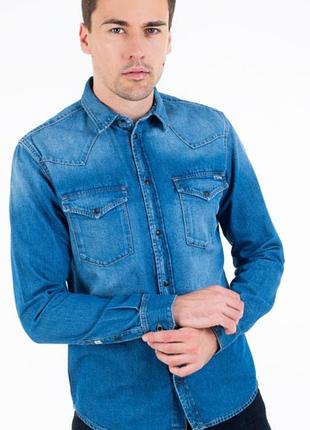 Сорочка джинсова, pepe jeans, l