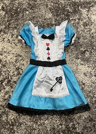 Сукня аліси з країни див чудес костюм для дівчинки