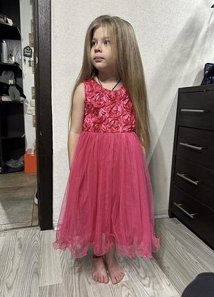 Сукня випускна фатинова на дівчинку 5-6 років