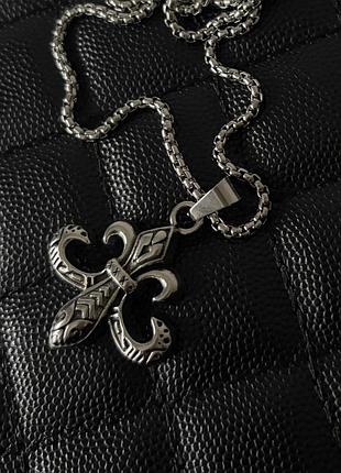 Підвіска кулон хром запис chrome hearts y2k
