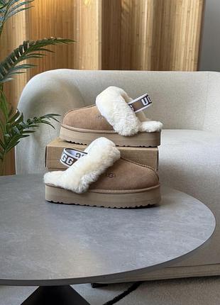 Стильні уггі disquette slippers chestnut