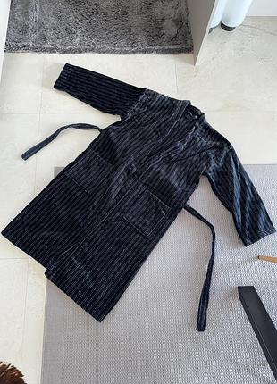 Махровий бавовняний домашній банний халат чоловічий махровый хлопковый домашний банный мужской халат